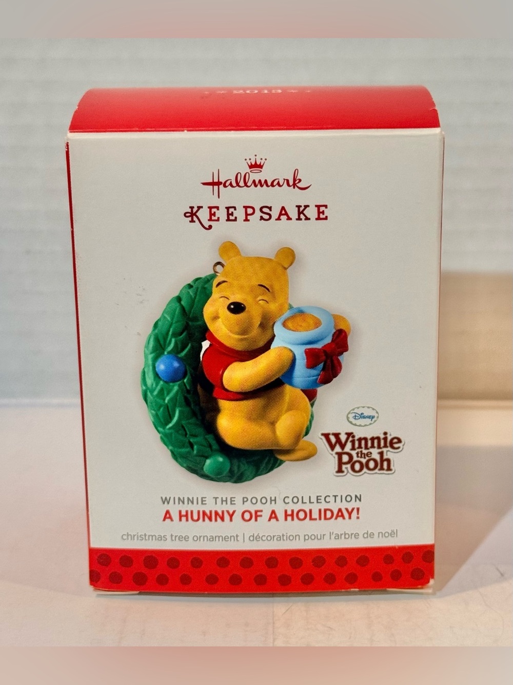 Hallmark Keepsake Ornament ‘13 Disney Winnie the Pooh Hunny of a Holiday ⭐️EUC⭐️